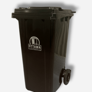 Ottawa BinWorks 140 Litre Garbage Bin - Ottawa BinWorks 140L Black Bin
