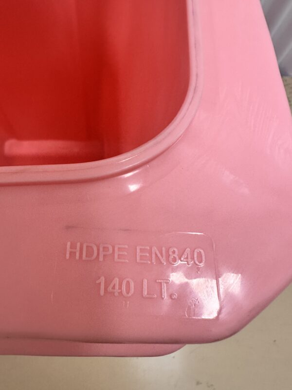 140 Litre Pink Garbage Bin - Image 9