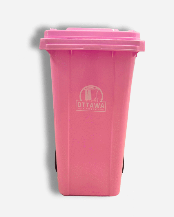 140 Litre Pink Garbage Bin - Image 3