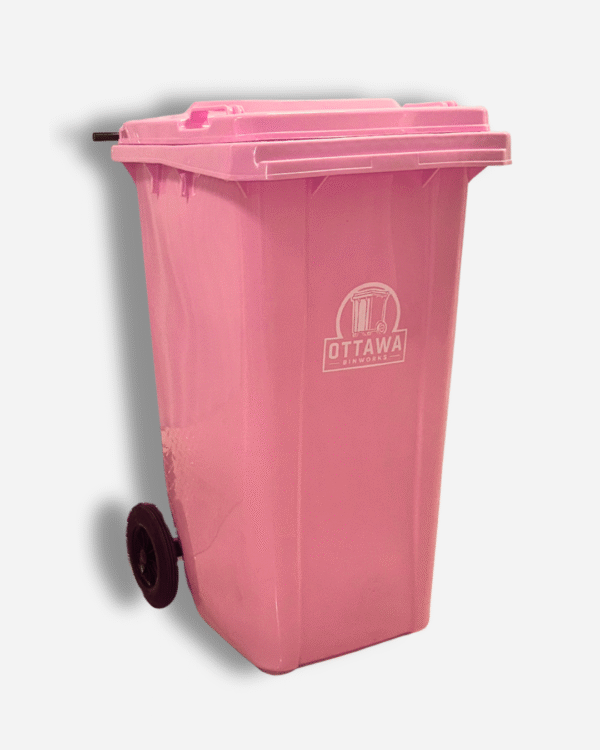 140 Litre Pink Garbage Bin - Image 4