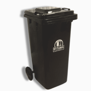 120L black bin (for recycling or regular waste)