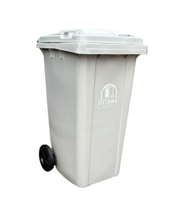 140 Litre Grey Garbage Bin