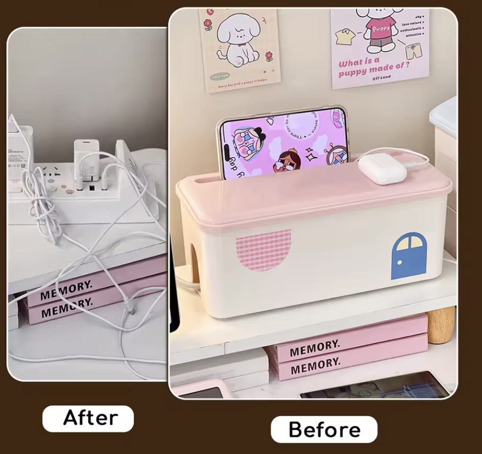 BinWorksHome Multi-Functional Cable Management Box - Image 2