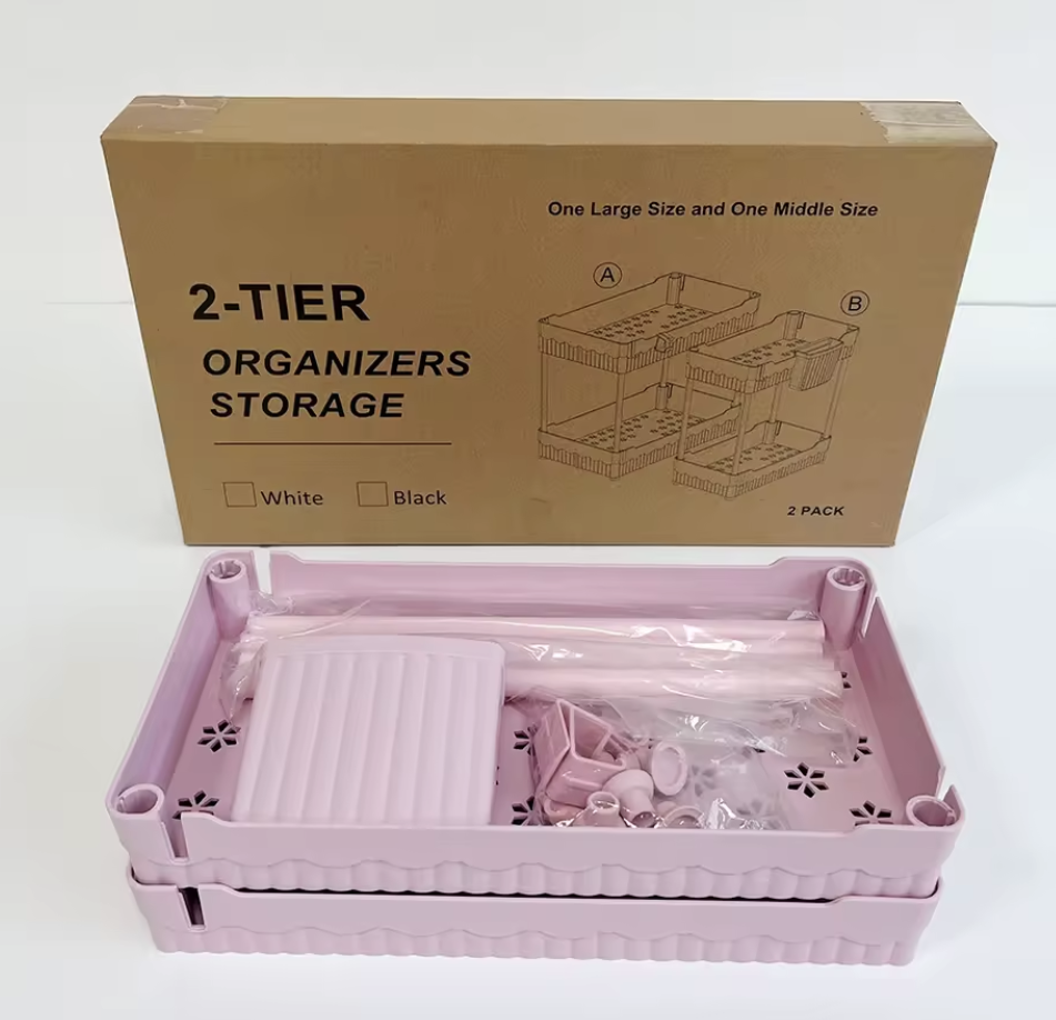 BinWorksHome Tool-Free Under Sink Organizer - Image 6